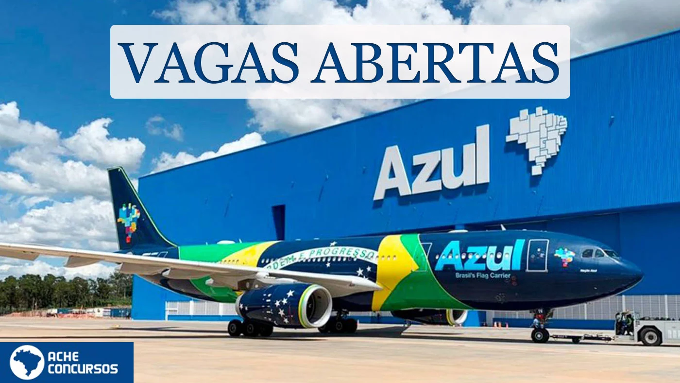 Azul está com vagas abertas para Agente de Aeroporto e Jovem Aprendiz.
